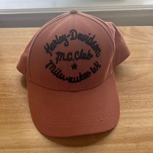 Harley Davidson pink and black ball cap